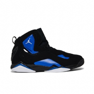 Air Jordan True Flight Svart Blå Hvit Herresko