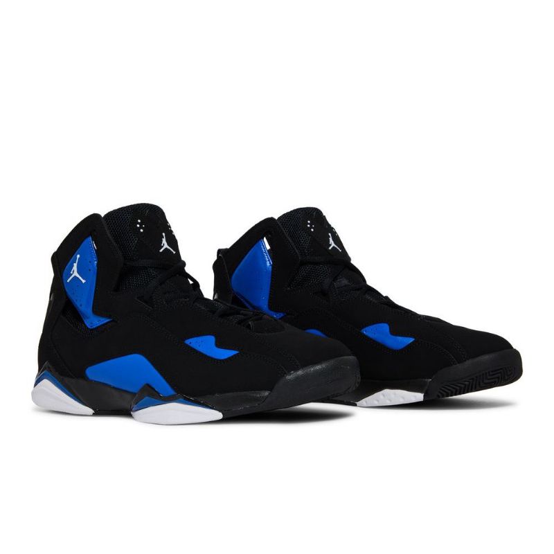 Air Jordan True Flight Svart Blå Hvit Herresko