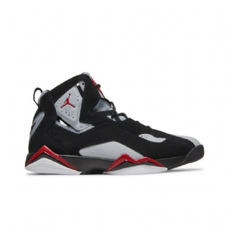 Air Jordan True Flight Svart Grå Rød Herresko