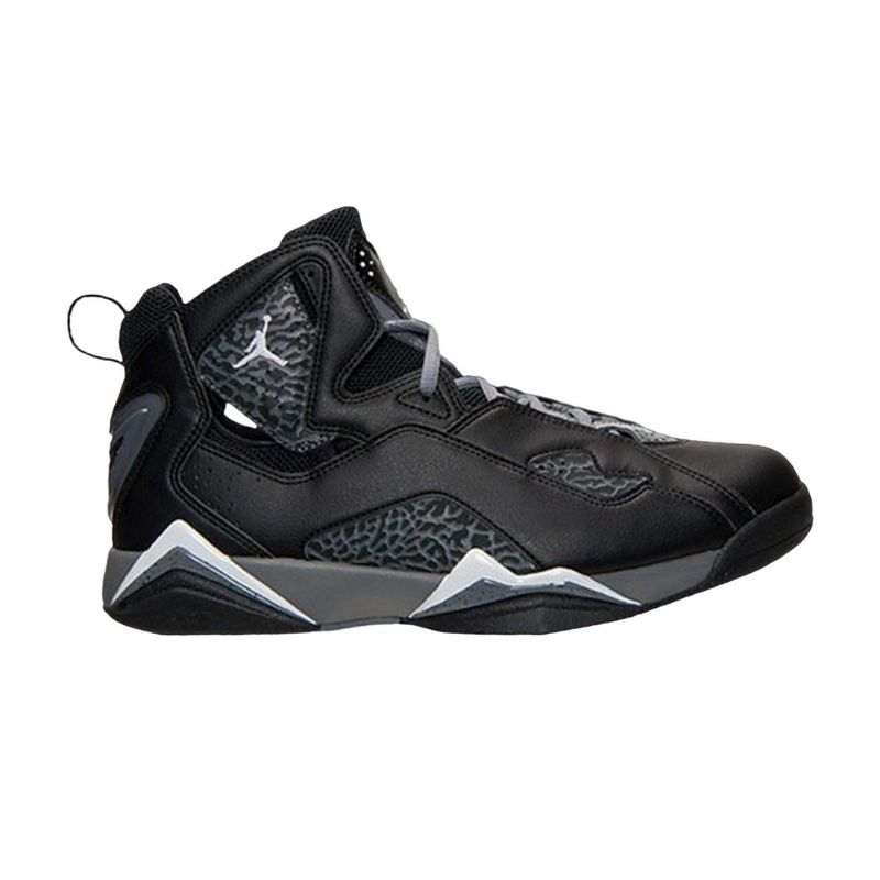 Air Jordan True Flight Svart Hvit Sølv Herresko