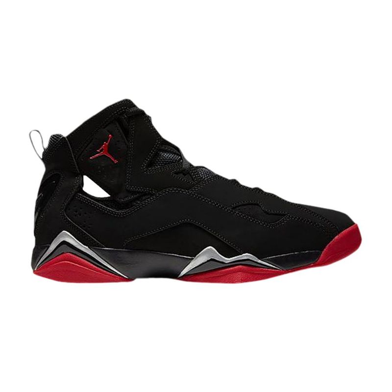Air Jordan True Flight Svart Rød Sølv Herresko