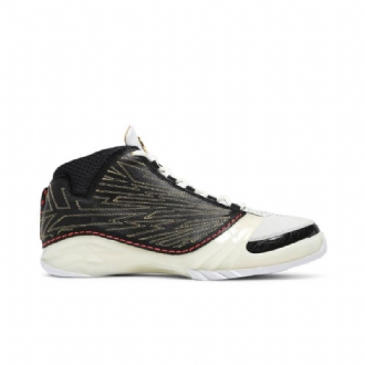 Air Jordan 23 Titan Retro Sp Svart Beige Hvitt Gull Herresko