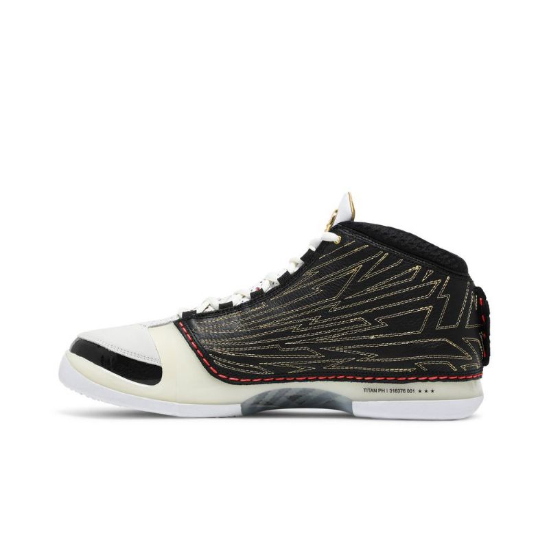 Air Jordan 23 Titan Retro Sp Svart Beige Hvitt Gull Herresko