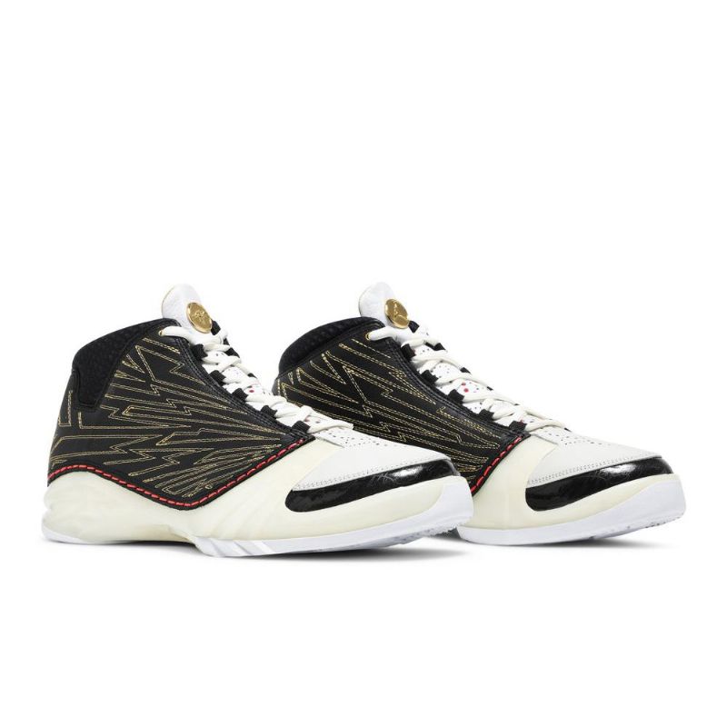 Air Jordan 23 Titan Retro Sp Svart Beige Hvitt Gull Herresko
