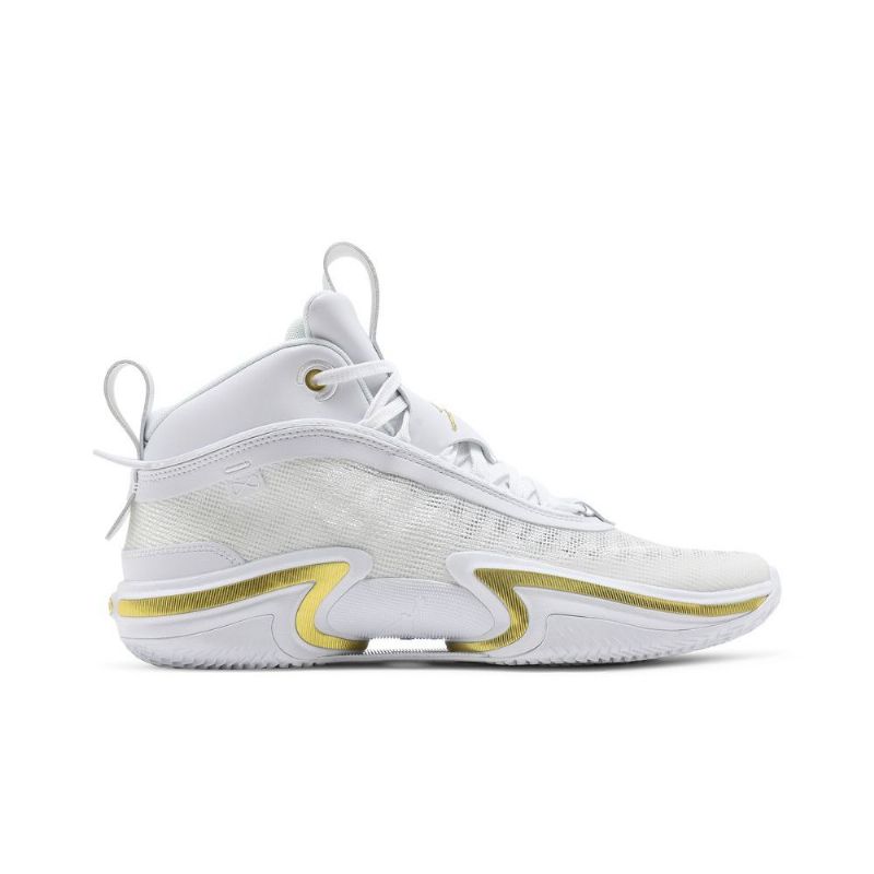 Air Jordan 36 Hvitt Gull Herresko