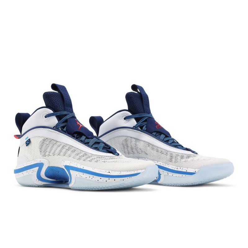 Air Jordan 36 Jayson Tatum Se Hvit Blå Rød Herresko