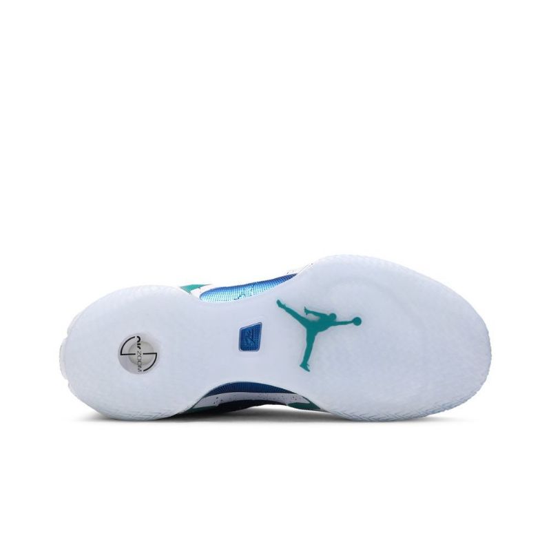Air Jordan 36 Luka Doncic Blå Grønn Hvit Herresko