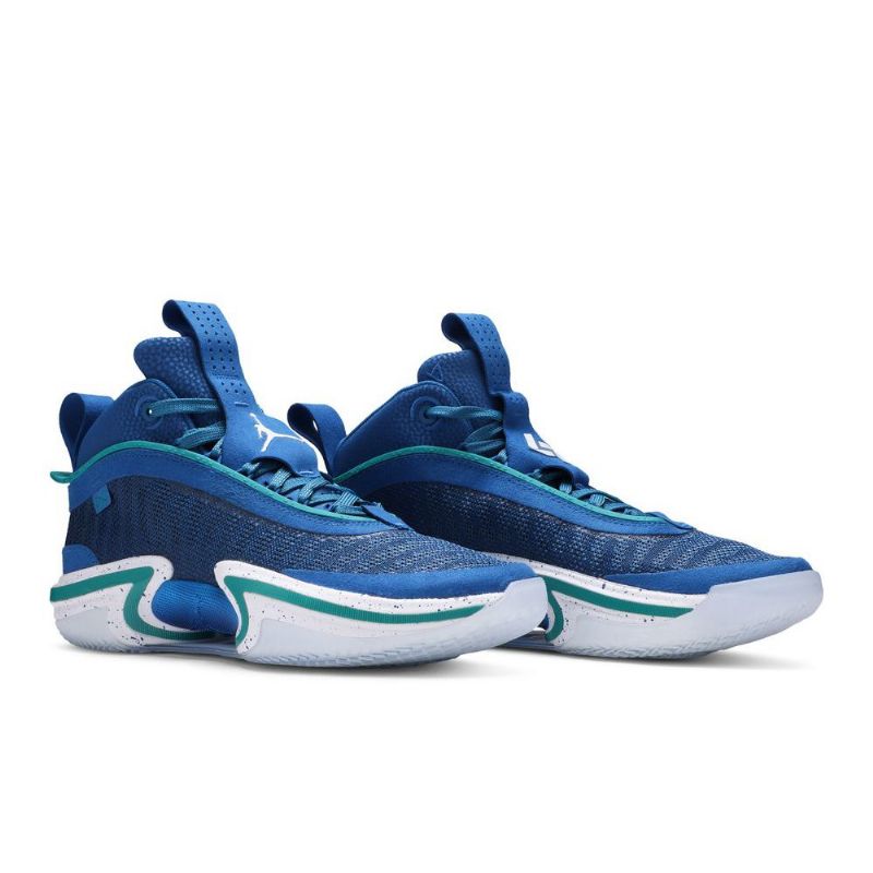 Air Jordan 36 Luka Doncic Blå Grønn Hvit Herresko
