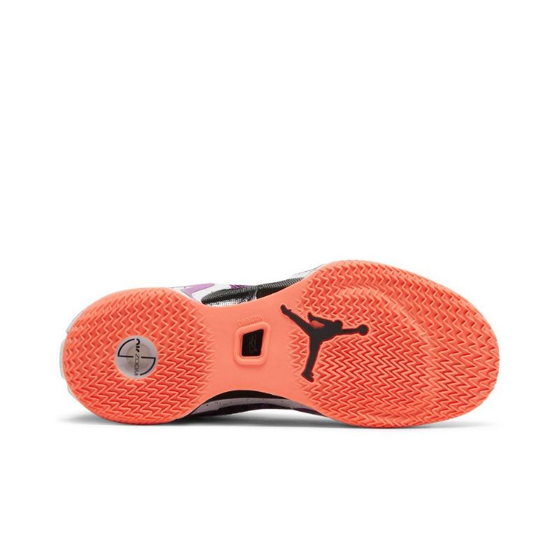 Air Jordan 36 Pf Svart Lilla Rosa Herresko