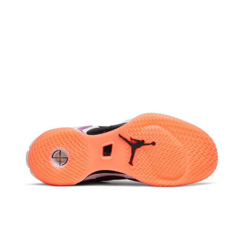 Air Jordan 36 Svart Lilla Hvit Rosa Herresko