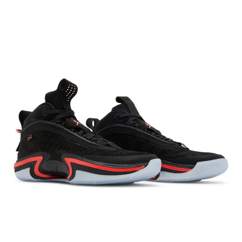 Air Jordan 36 Svart Rød Herresko