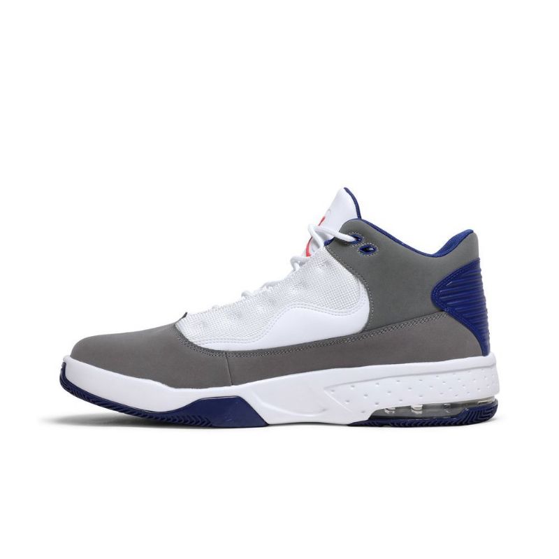 Air Jordan Max Aura 2 Grå Hvit Blå Rød Herresko