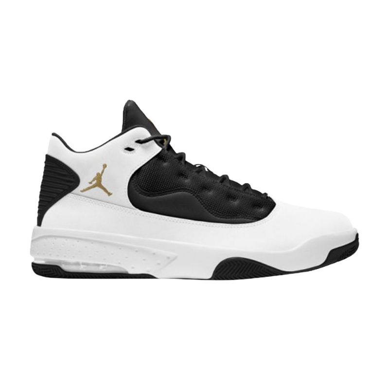 Air Jordan Max Aura 2 Hvit Svart Gull Herresko