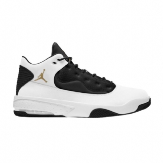 Air Jordan Max Aura 2 Hvit Svart Gull Herresko
