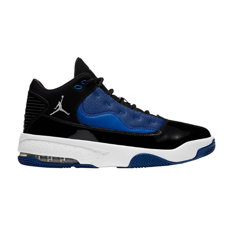 Air Jordan Max Aura 2 Svart Blå Hvit Herresko