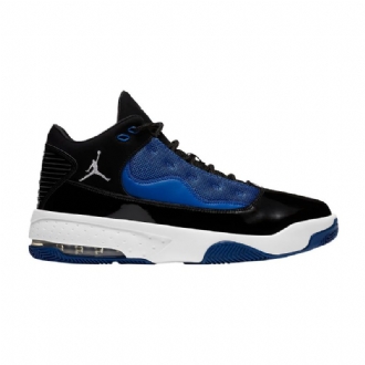 Air Jordan Max Aura 2 Svart Blå Hvit Herresko