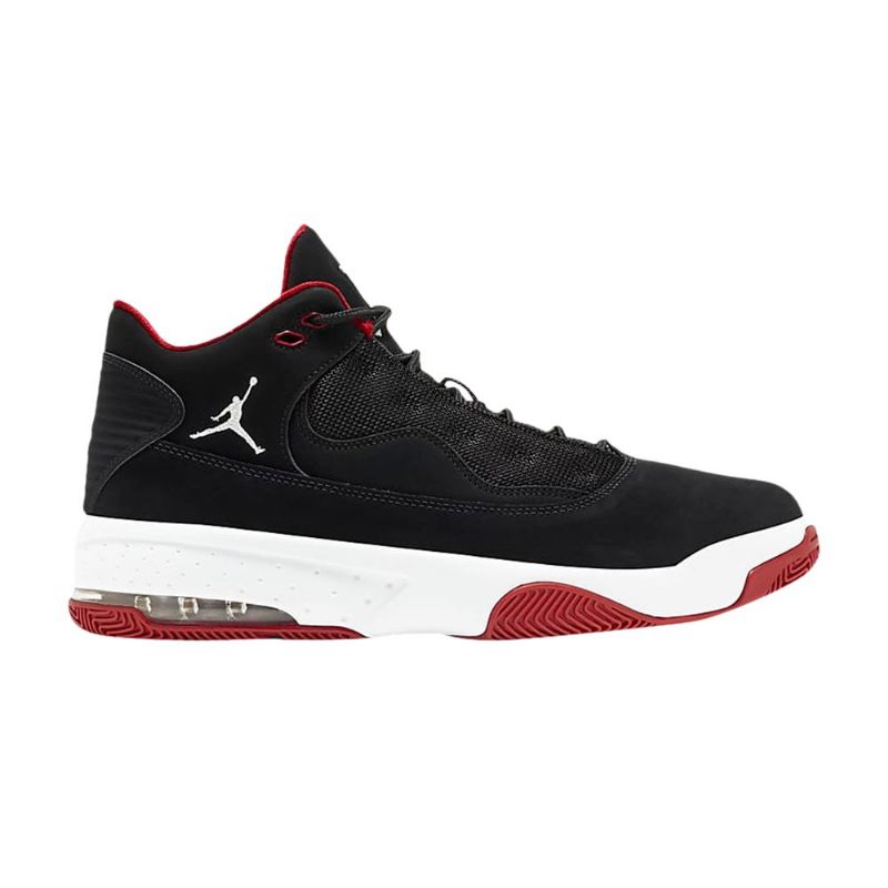 Air Jordan Max Aura 2 Svart Rød Hvit Herresko