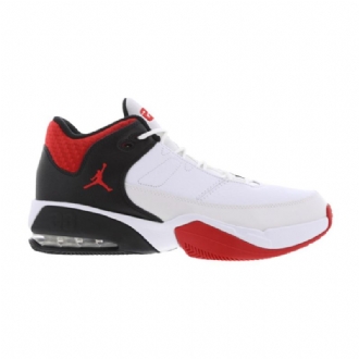 Air Jordan Max Aura 3 Hvit Rød Svart Herresko