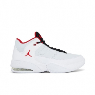 Air Jordan Max Aura 3 Hvit Rød Svart Herresko