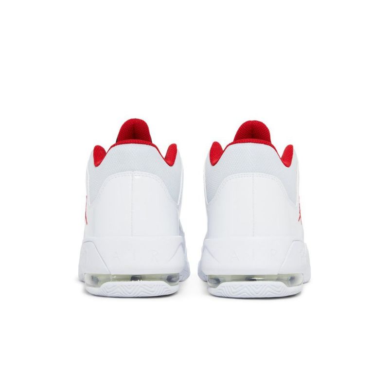 Air Jordan Max Aura 3 Hvit Rød Svart Herresko