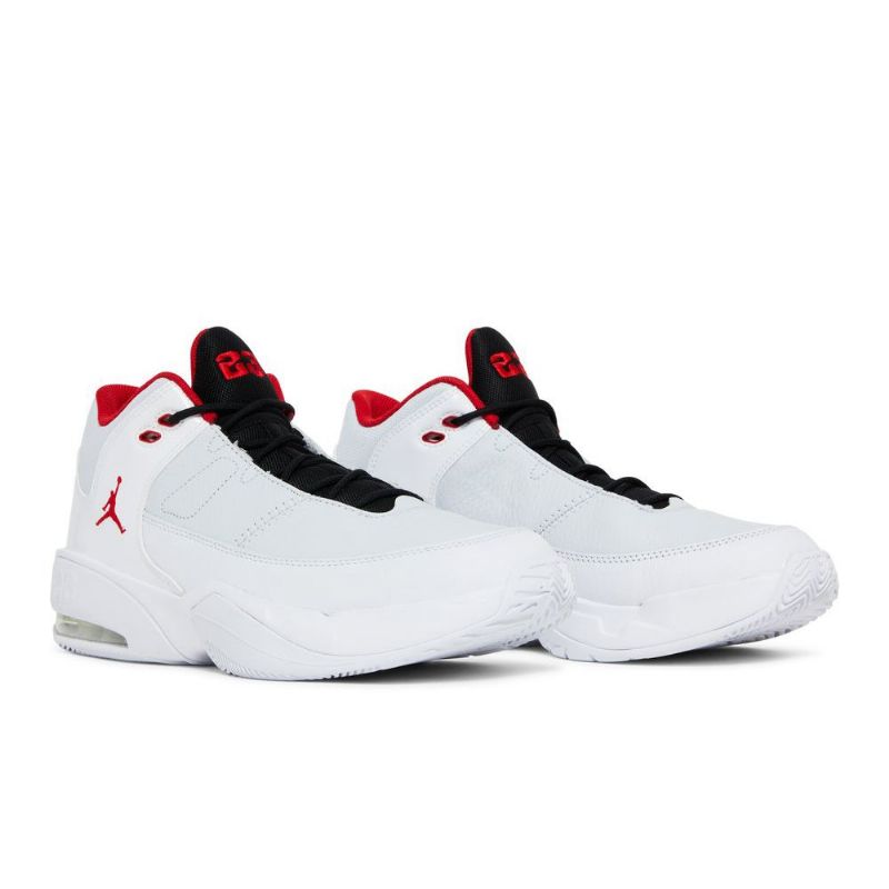 Air Jordan Max Aura 3 Hvit Rød Svart Herresko