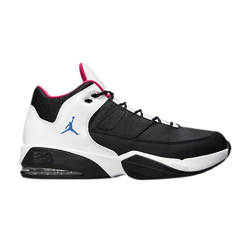 Air Jordan Max Aura 3 Svart Hvit Rosa Blå Herresko