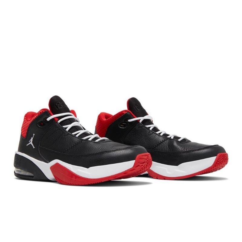 Air Jordan Max Aura 3 Svart Rød Hvit Herresko