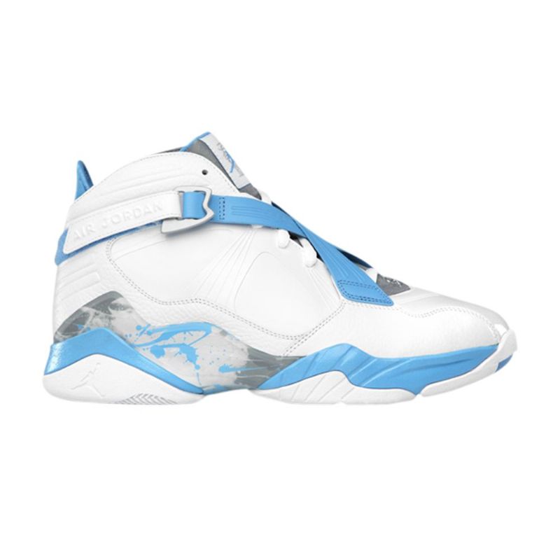 Air Jordan 8 Hvit Blå Grå Herresko