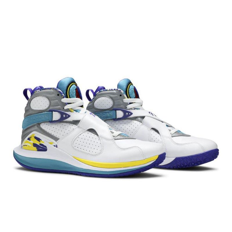 Air Jordan 8 Nikecourt Air Zoom Zero Hvit Blå Grå Damesko