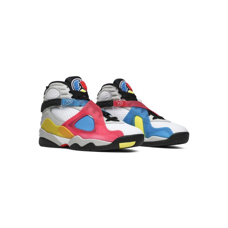 Air Jordan 8 Retro Sp Se Hvite Flerfargede Herresko