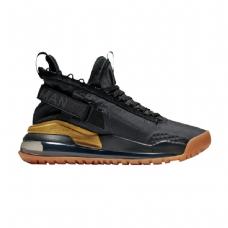 Air Jordan Proto Max 720 Svart Gull Herresko