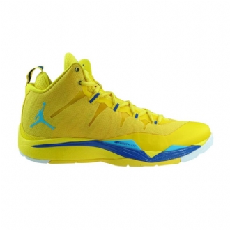 Air Jordan Super.fly 2 Gul Blå Herresko