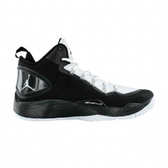 Air Jordan Super.fly 2 Po Svart Hvit Herresko