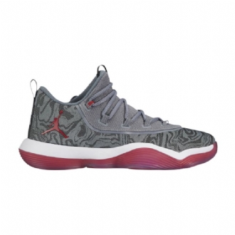 Air Jordan Super.fly 2017 Grårøde Herresko