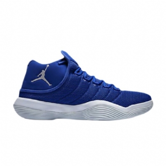 Air Jordan Super.fly 2017 Tb Blå Hvit Herresko