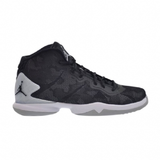 Air Jordan Super.fly 4 Svart Grå Herresko