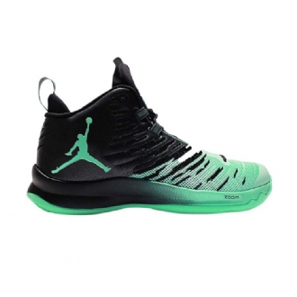 Air Jordan Super.fly 5 Grønn Svart Hvit Herresko