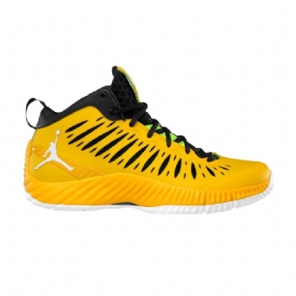 Air Jordan Super.fly Gul Svarte Herresko