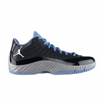 Air Jordan Super.fly Low Svart Sølv Blå Herresko