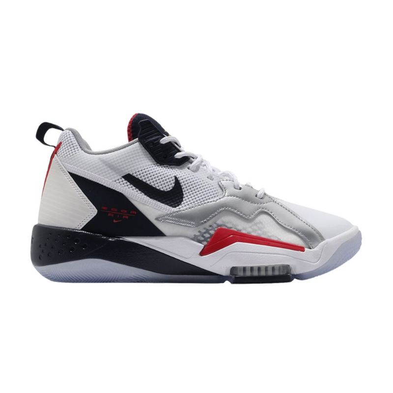 Air Jordan Zoom '92 Hvit Rød Sølv Herresko