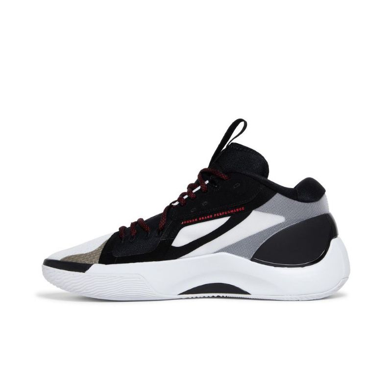 Air Jordan Zoom Separate Svart Hvit Grå Rød Herresko