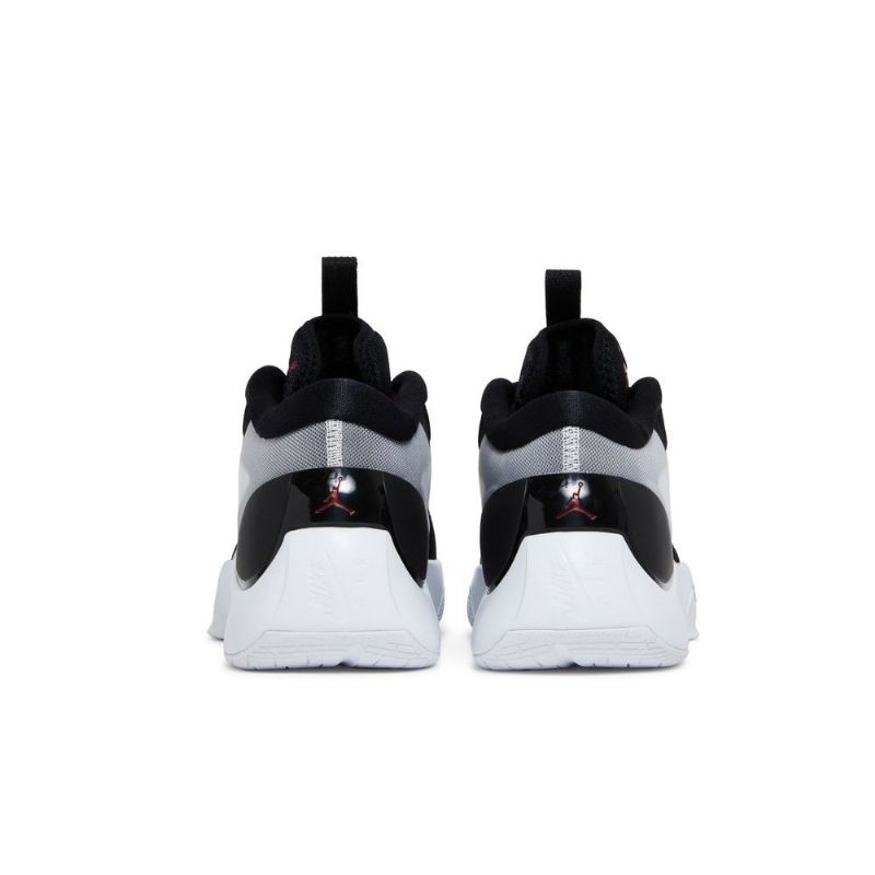 Air Jordan Zoom Separate Svart Hvit Grå Rød Herresko
