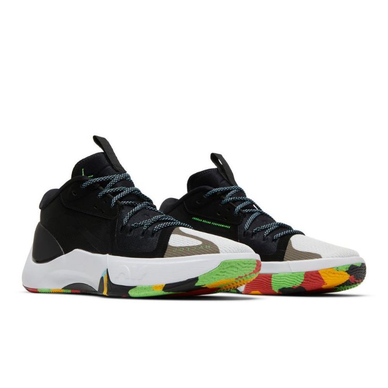 Air Jordan Zoom Separate Svarte Flerfargede Herresko