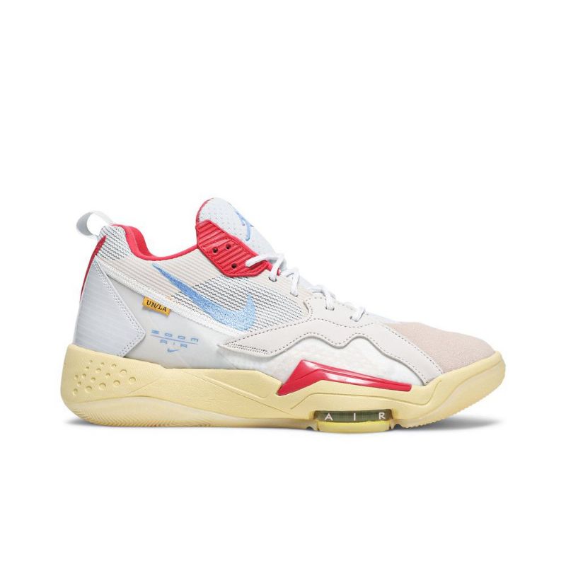 Air Jordan Zoom Union La '92 Hvit Rød Blå Herresko