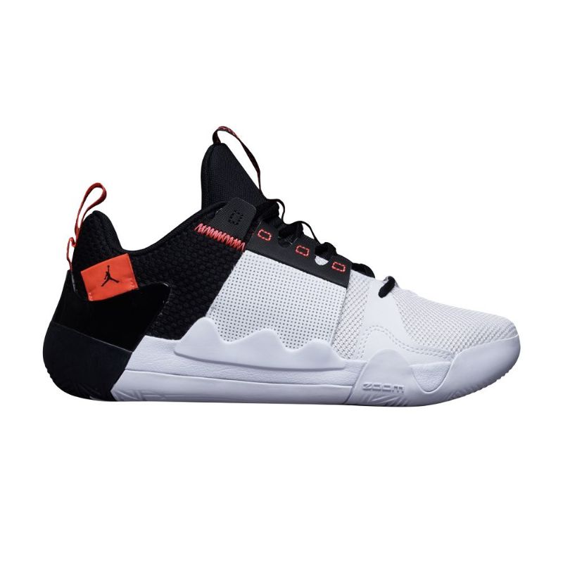 Air Jordan Zoom Zero Gravity Pf Hvit Svart Rød Herresko