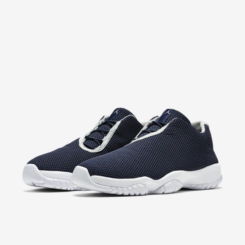 Air Jordan Future Lav Mørke Blå Hvit Grå Herresko