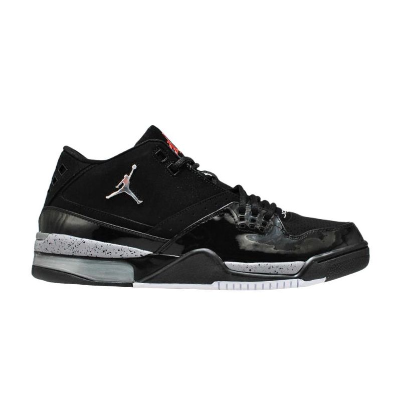Air Jordan Flight 23 Svart Sølv Rød Grå Herresko