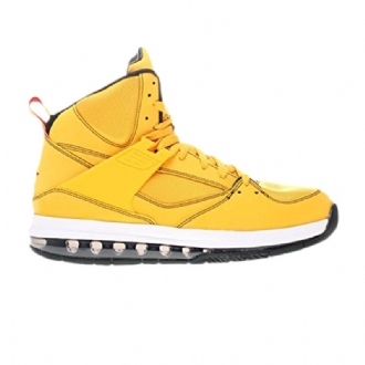 Air Jordan Flight 45 High Max Gull Svart Hvit Rød Herresko