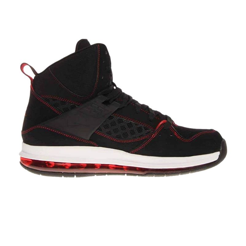 Air Jordan Flight 45 High Max Svart Rød Hvit Herresko