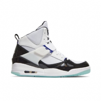 Air Jordan Flight 45 Høy Hvit Svart Herresko